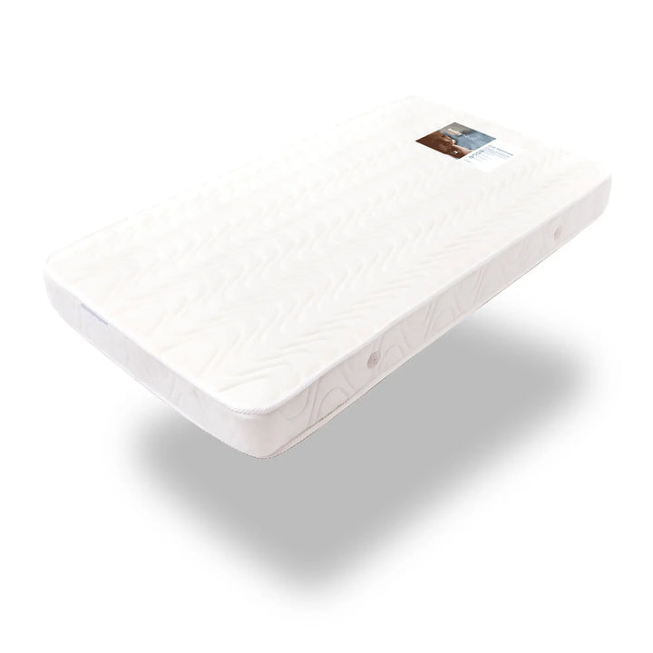 Babyrest Hague Cot & Chest & Mattress Nursery Package - White/Natural