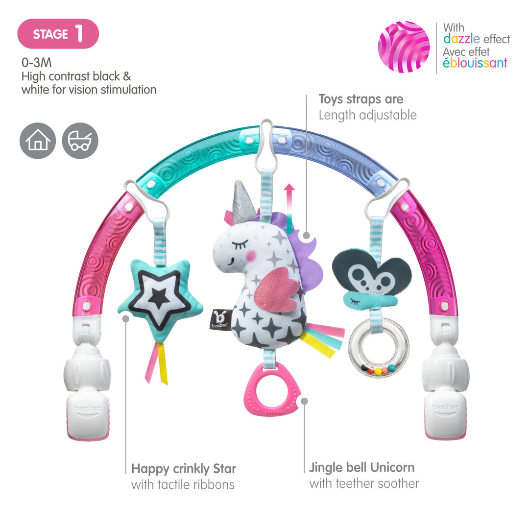Benbat Dazzle Play Arch Unicorn(BB152)