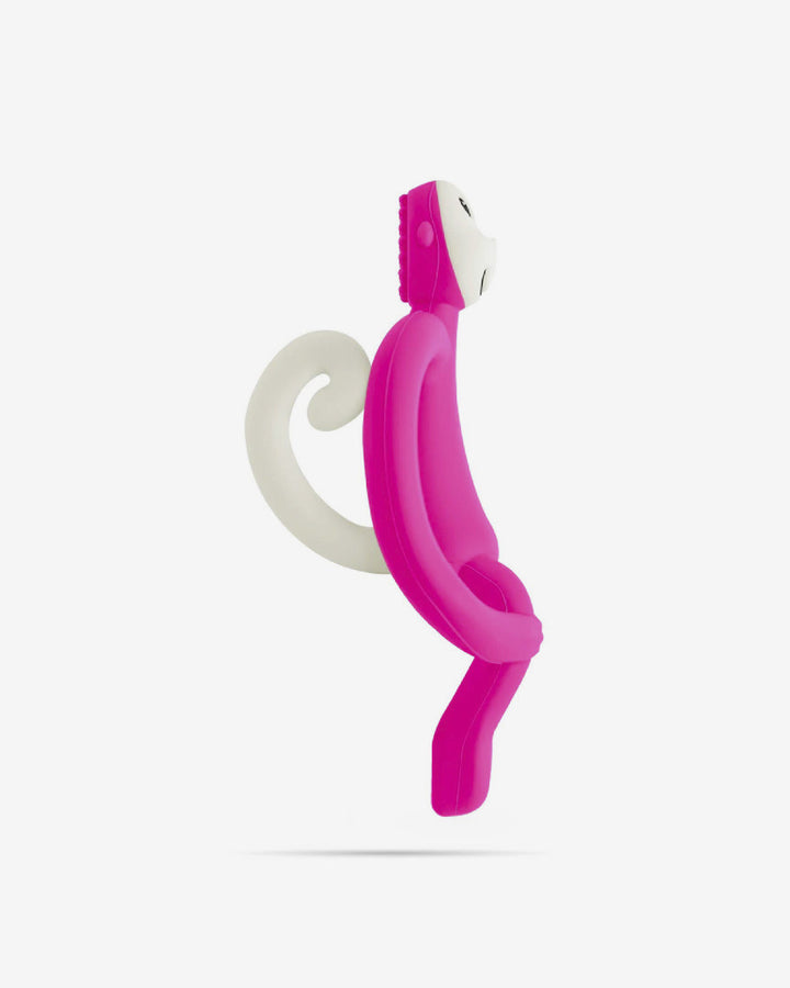 Matchstick Monkey Teething Toy and Gel Applicator-Pink