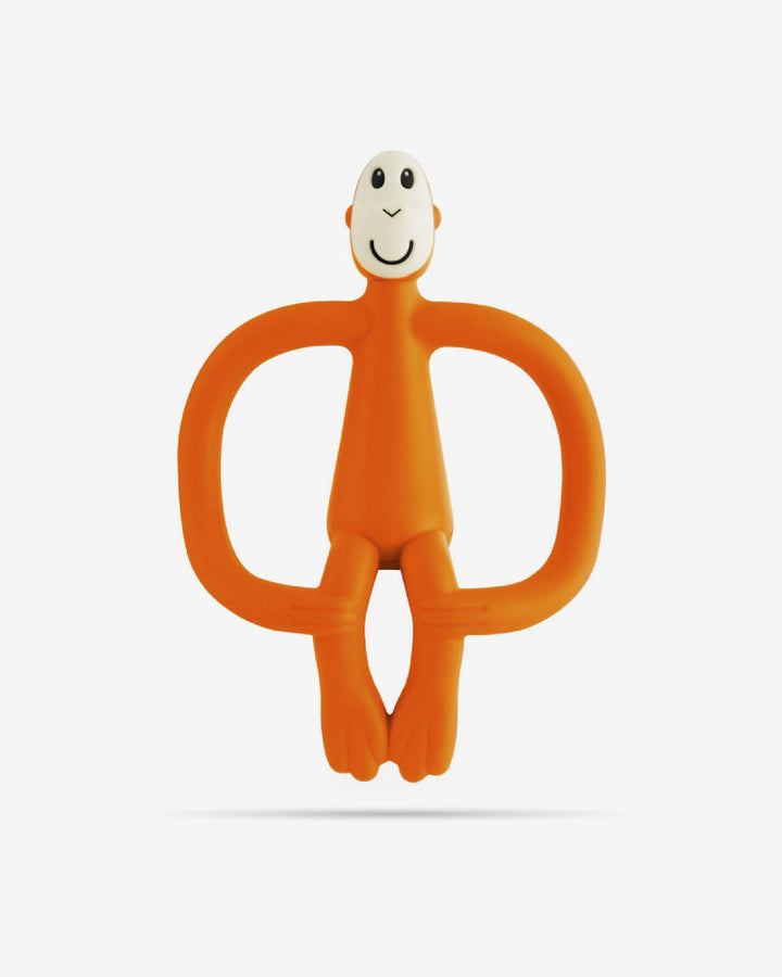 Matchstick Monkey Teething Toy and Gel Applicator-Orange