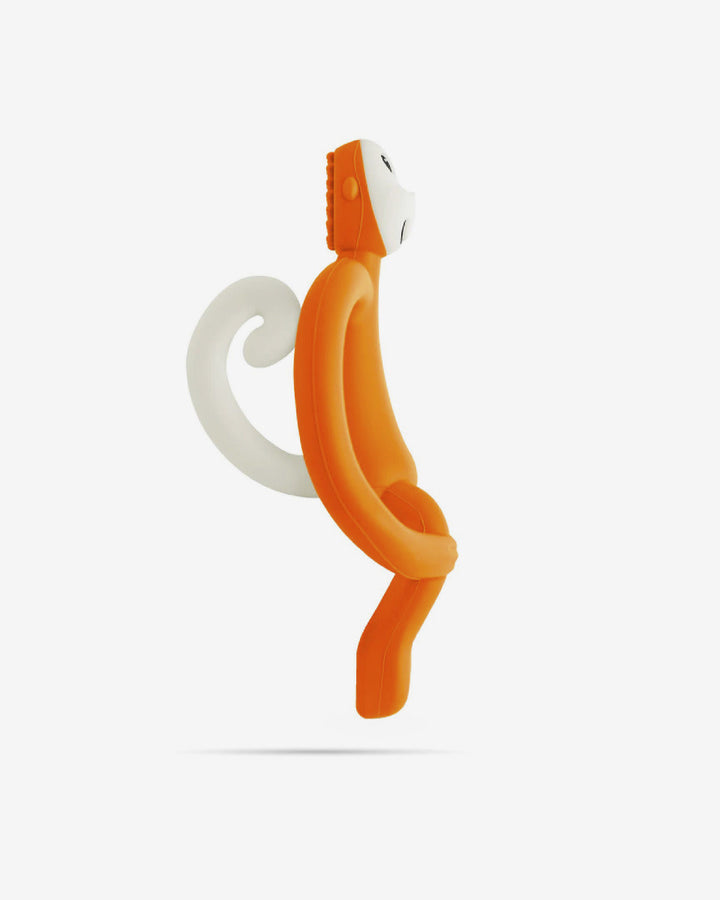 Matchstick Monkey Teething Toy and Gel Applicator-Orange