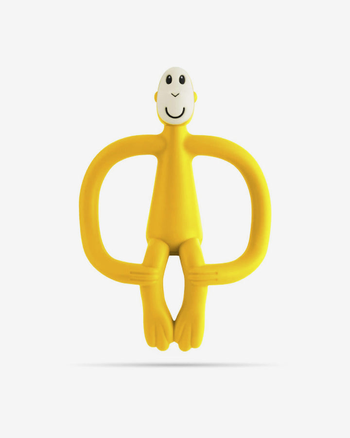 Matchstick Monkey Teething Toy and Gel Applicator-Yellow