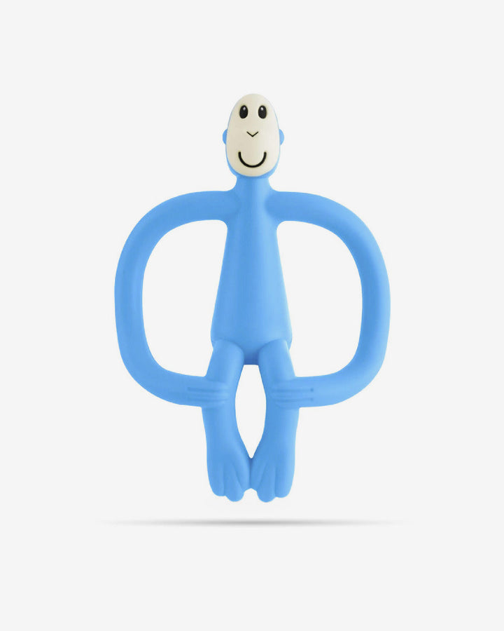 Matchstick Monkey Teething Toy and Gel Applicator-Baby Blue