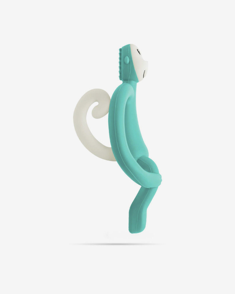 Matchstick Monkey Teething Toy and Gel Applicator-Emerald Green