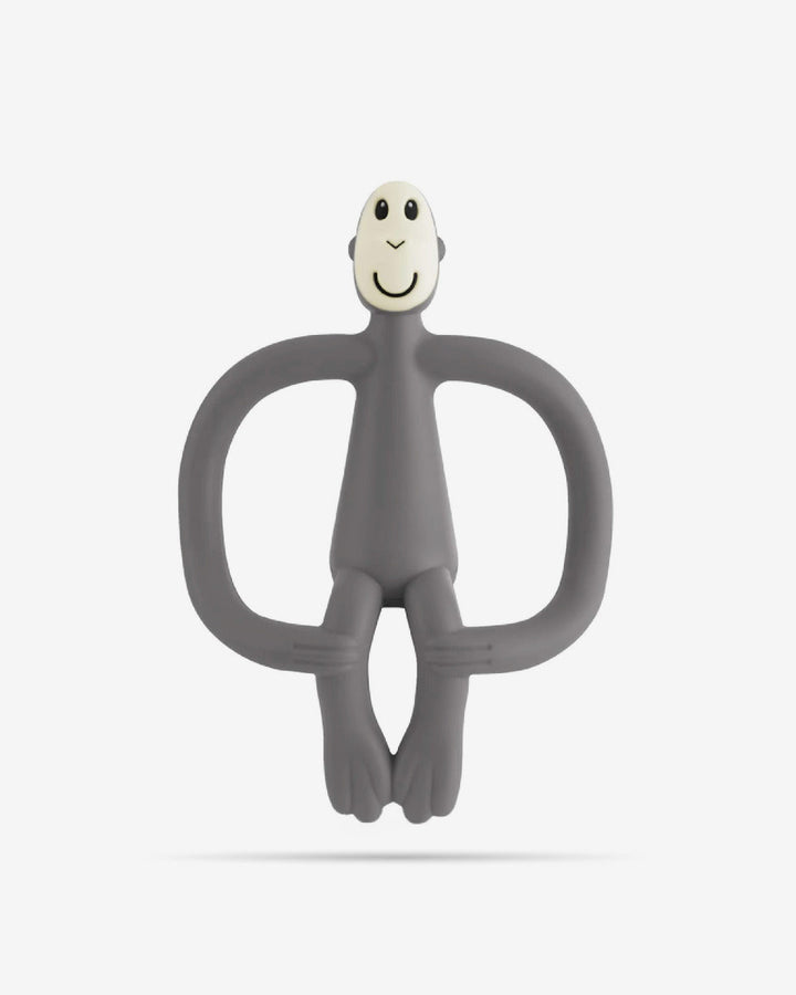 Matchstick Monkey Teething Toy and Gel Applicator-Grey