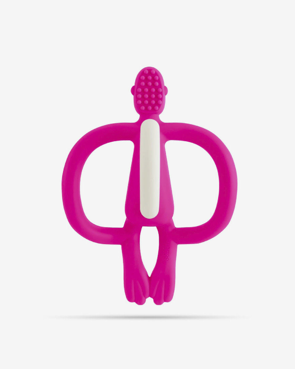 Matchstick Monkey Teething Toy and Gel Applicator-Pink