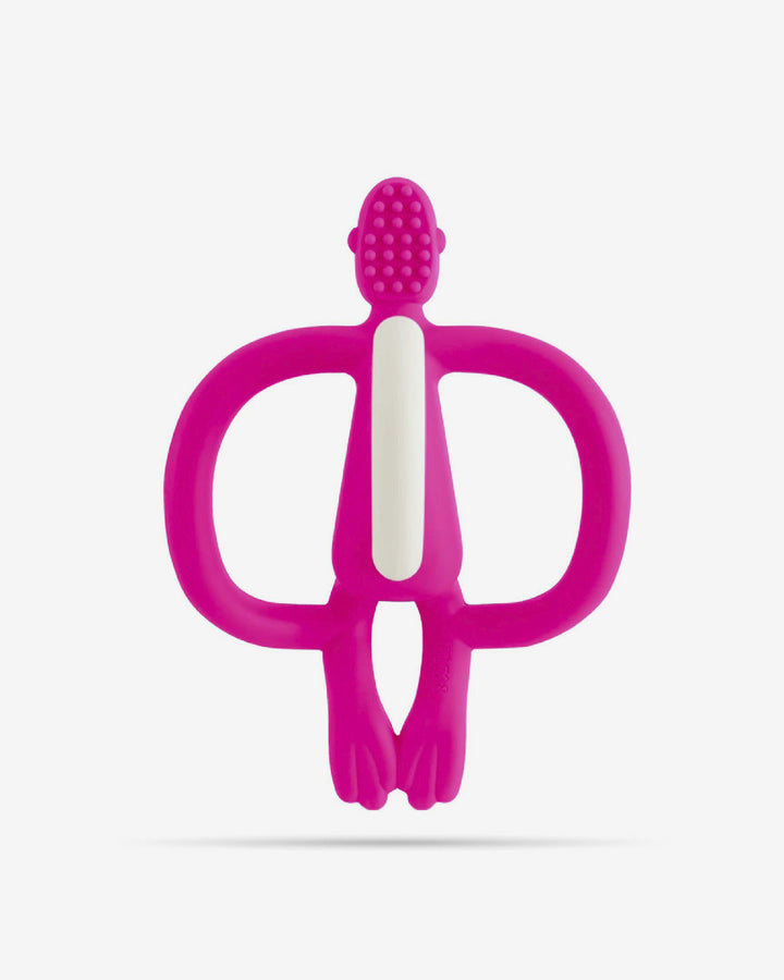Matchstick Monkey Teething Toy and Gel Applicator-Pink