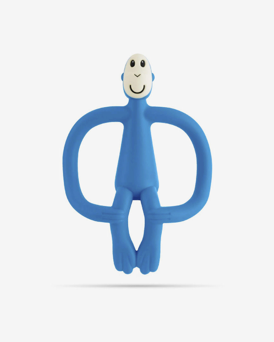 Matchstick Monkey Teething Toy and Gel Applicator-Blue