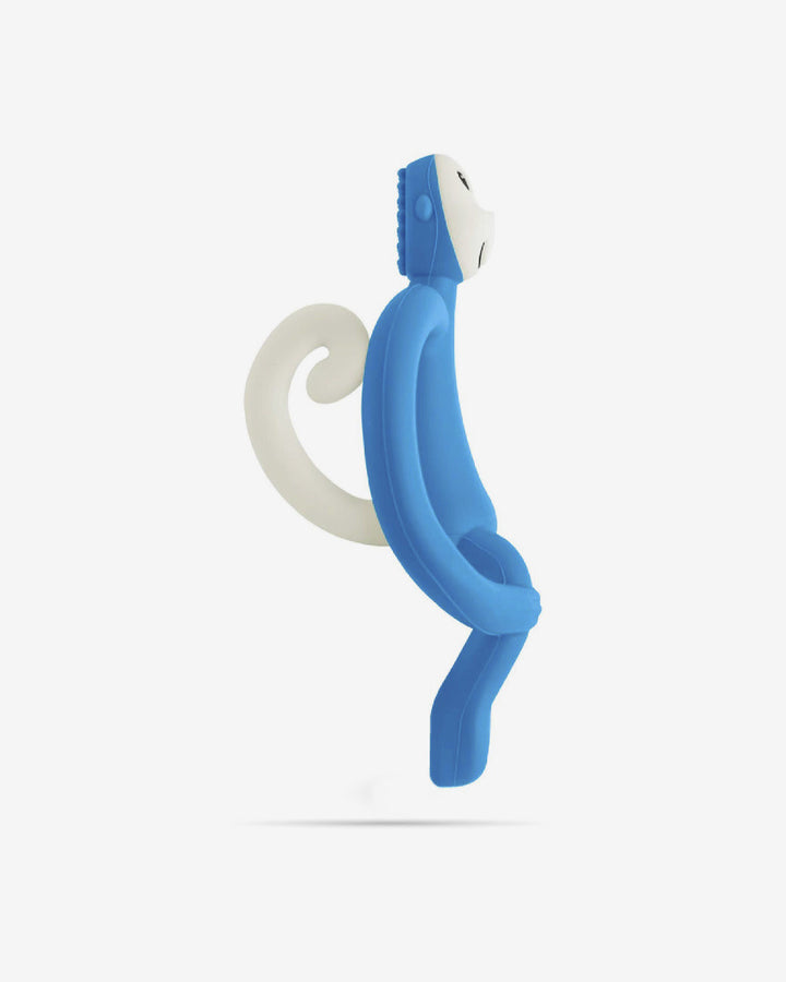 Matchstick Monkey Teething Toy and Gel Applicator-Blue