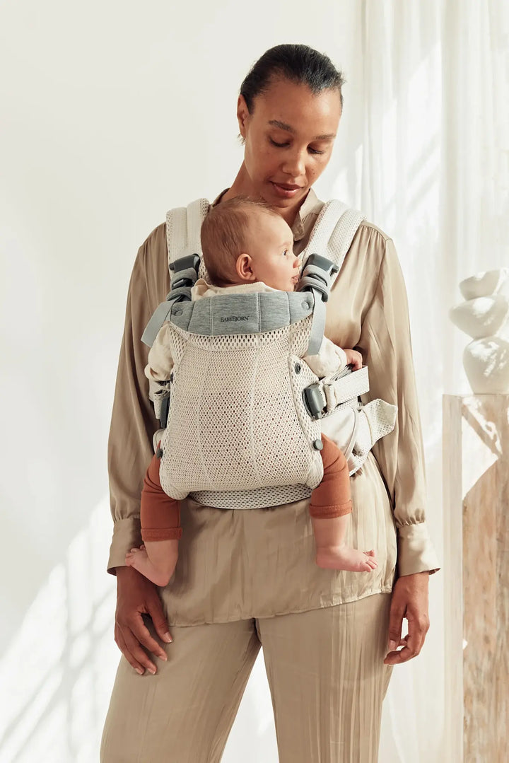BabyBjorn Baby Carrier Harmony - 3D Mesh, Cream