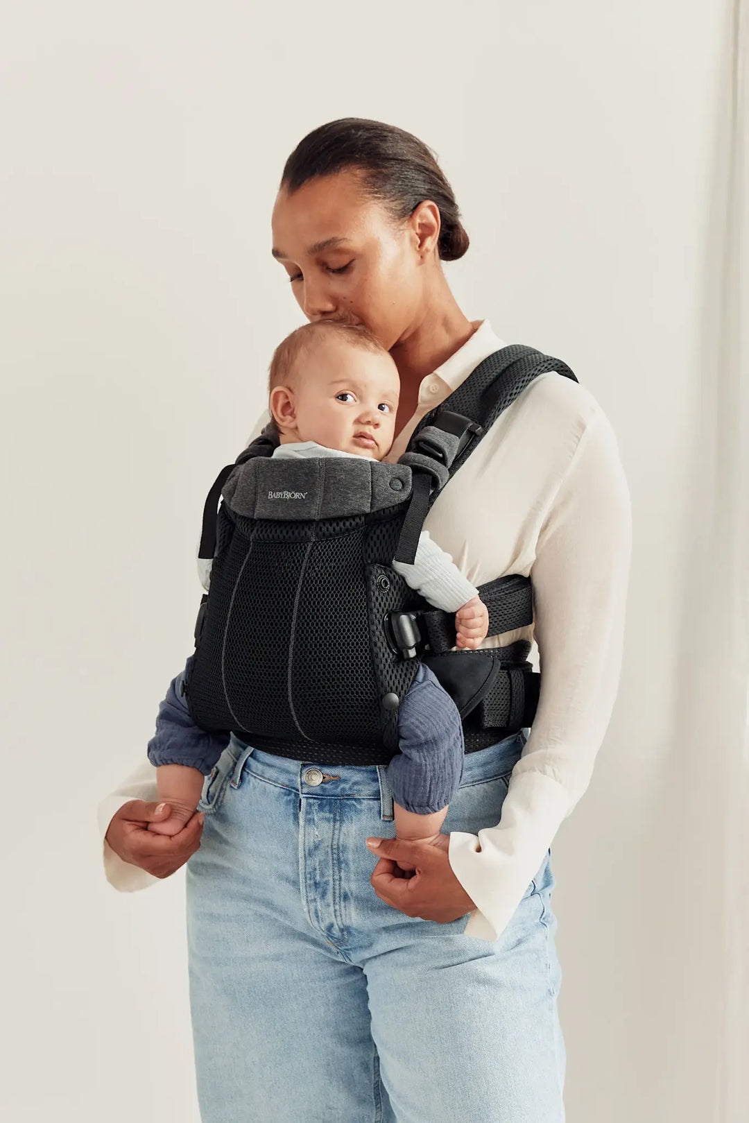 BabyBjorn Baby Carrier Harmony - 3D Mesh, Black