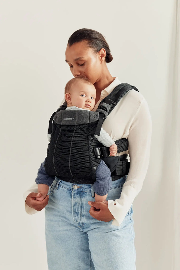 BabyBjorn Baby Carrier Harmony - 3D Mesh, Black