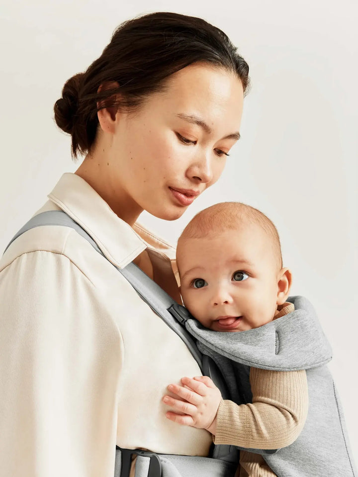 BabyBjorn Baby Carrier Mini - 3D Jersey, Light Grey