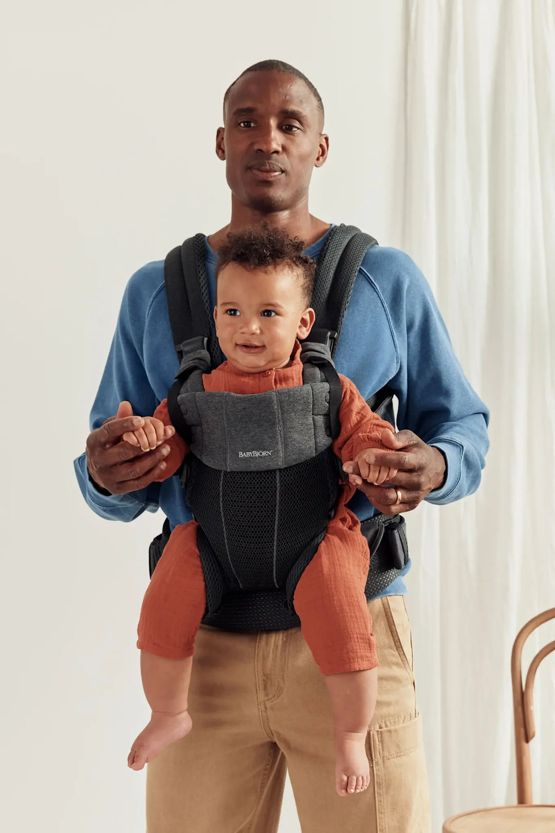 BabyBjorn Baby Carrier Harmony - 3D Mesh, Black