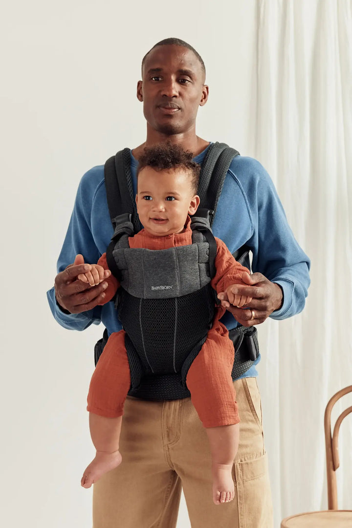 BabyBjorn Baby Carrier Harmony - 3D Mesh, Black
