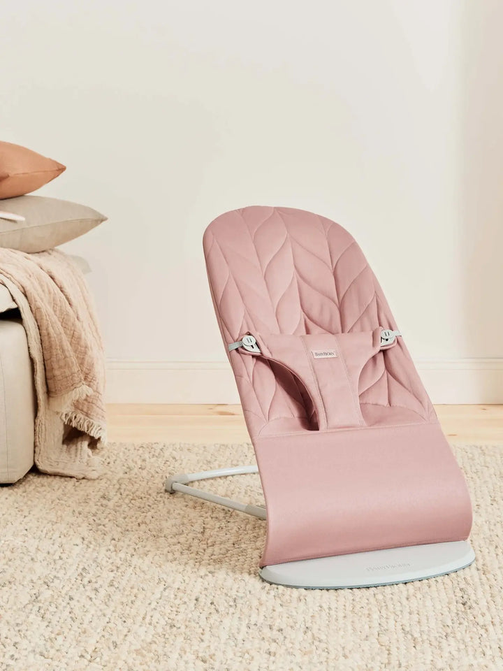 BabyBjorn Bouncer Bliss - Woven, Petal quilt, Dusty pink