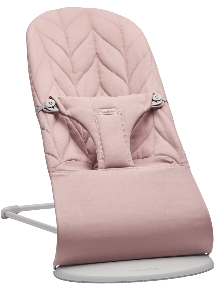 BabyBjorn Bouncer Bliss - Woven, Petal quilt, Dusty pink