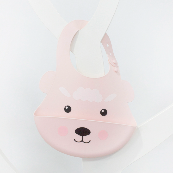 Aussie Animals 'Sheep' Silicone Baby Bib