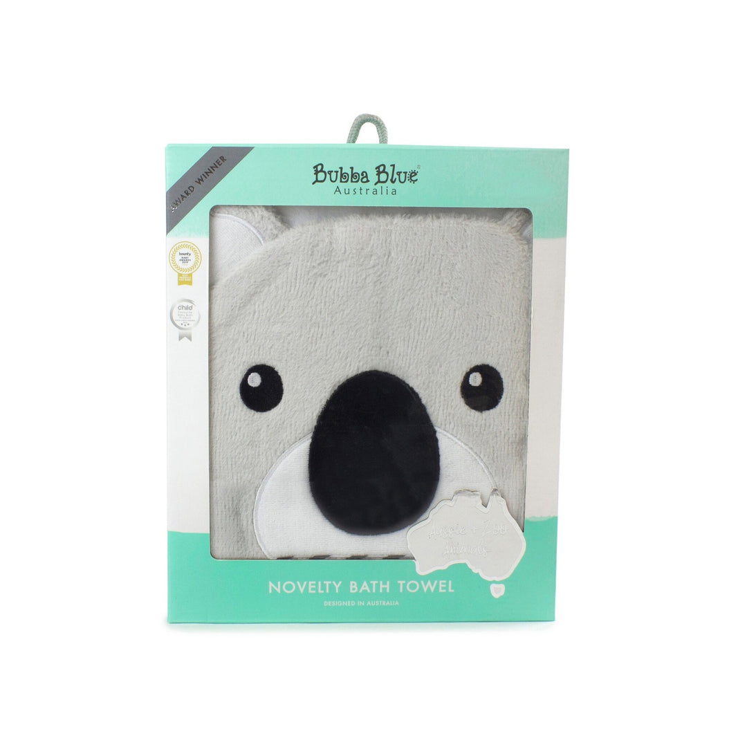Aussie Animals Novelty Hooded Bath Towel Koala