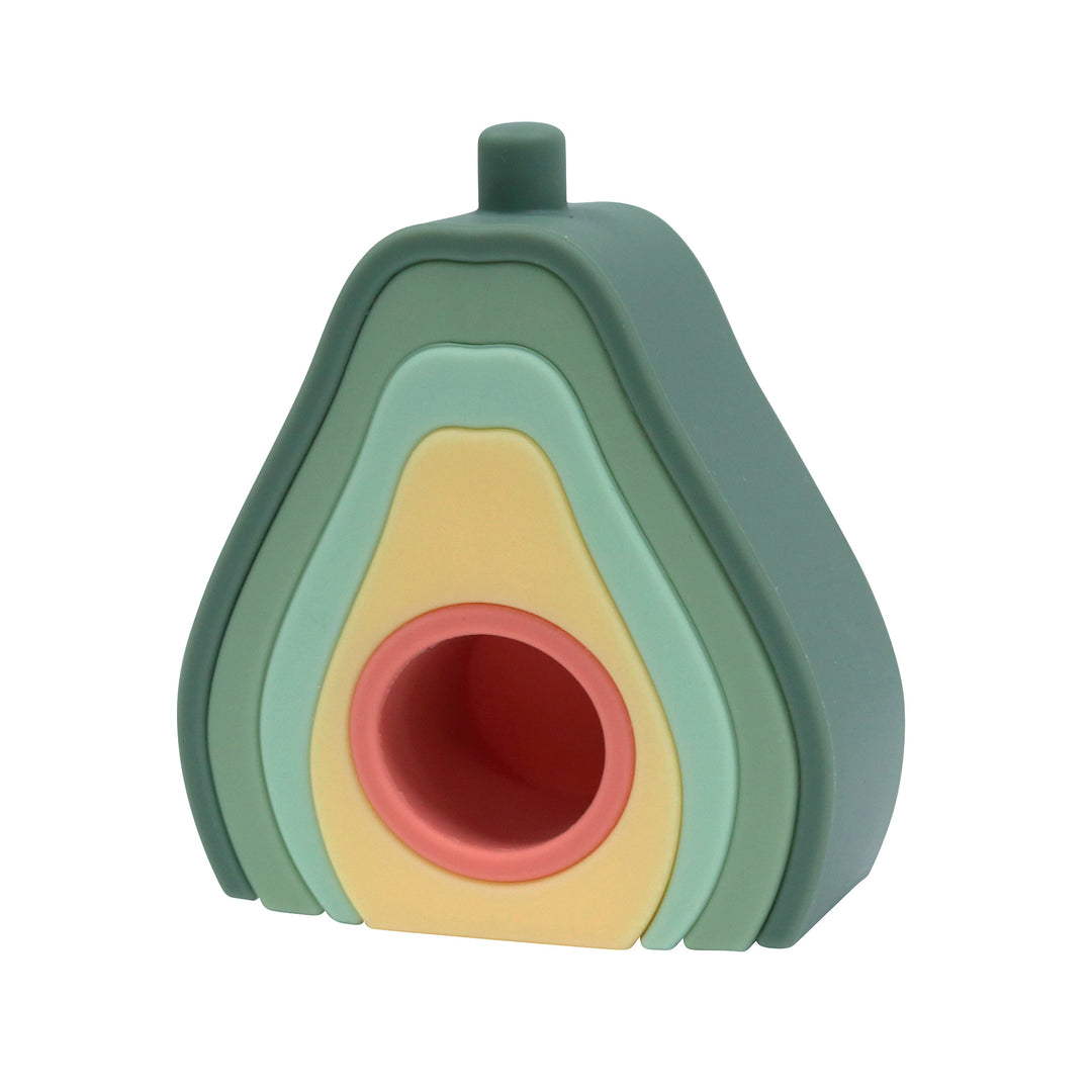 O.B. Designs Baby Toys-Silicone Avocado Stacker