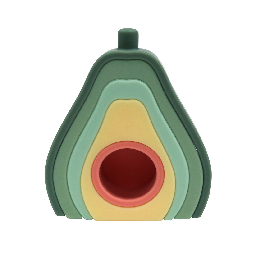 O.B. Designs Baby Toys-Silicone Avocado Stacker