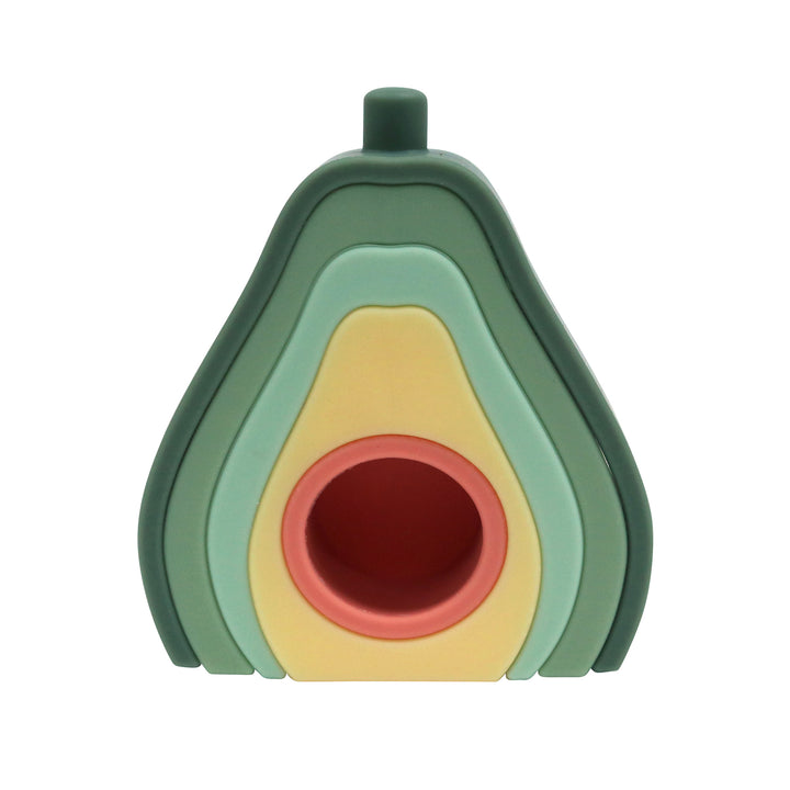 O.B. Designs Baby Toys-Silicone Avocado Stacker