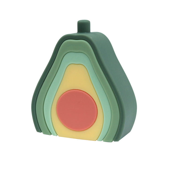 O.B. Designs Baby Toys-Silicone Avocado Stacker