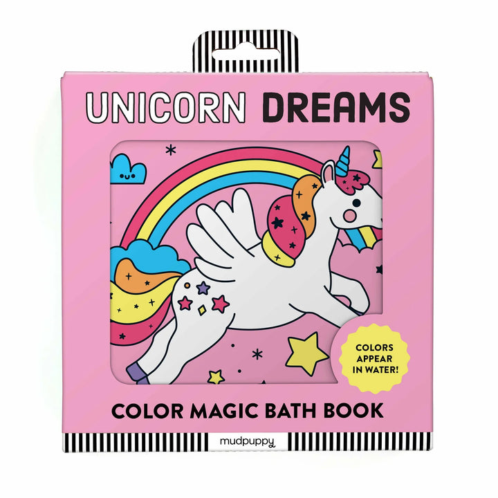 Mudpuppy Unicorn Dreams Color Magic Bath Book Multi-Coloured