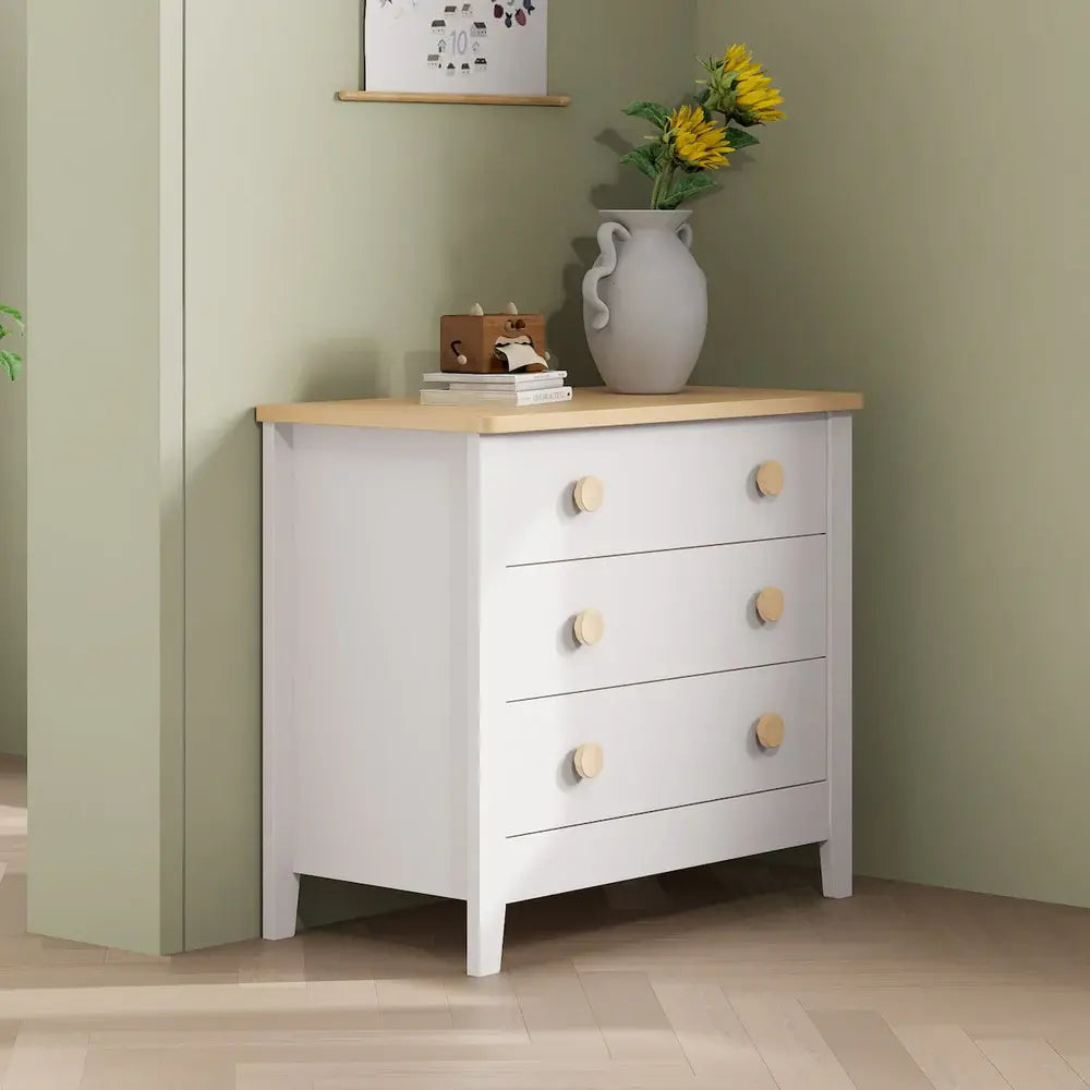 Boori Universal 3 Drawer Chest Barley and Almond (B-3DCV24/BAAD)