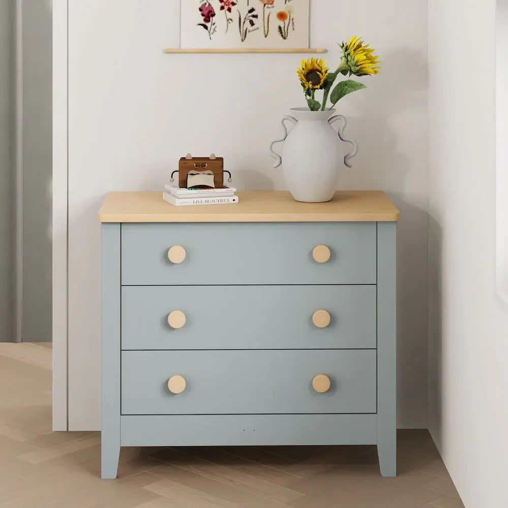 Boori Universal 3 Drawer Chest - Blueberry and Almond (B-3DCV24/BBAD)