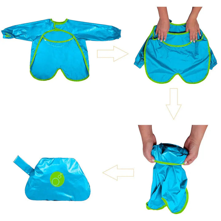 Smock Bib(6m-2yr) - Passion Splash