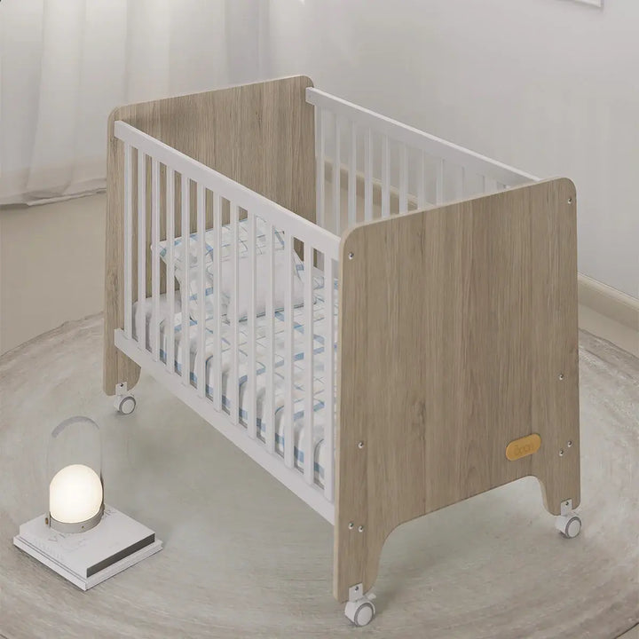 Boori Natty Compact Baby Cot-Barley and Oak(B-NACCO/BAOA)