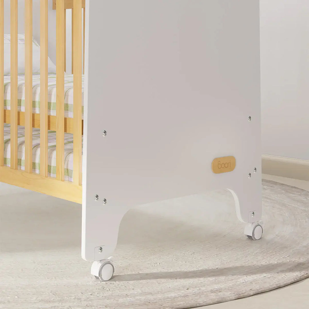 Boori Natty Compact Baby Cot-Barley and Almond