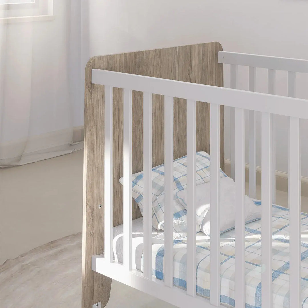 Boori Natty Compact Baby Cot-Barley and Oak(B-NACCO/BAOA)