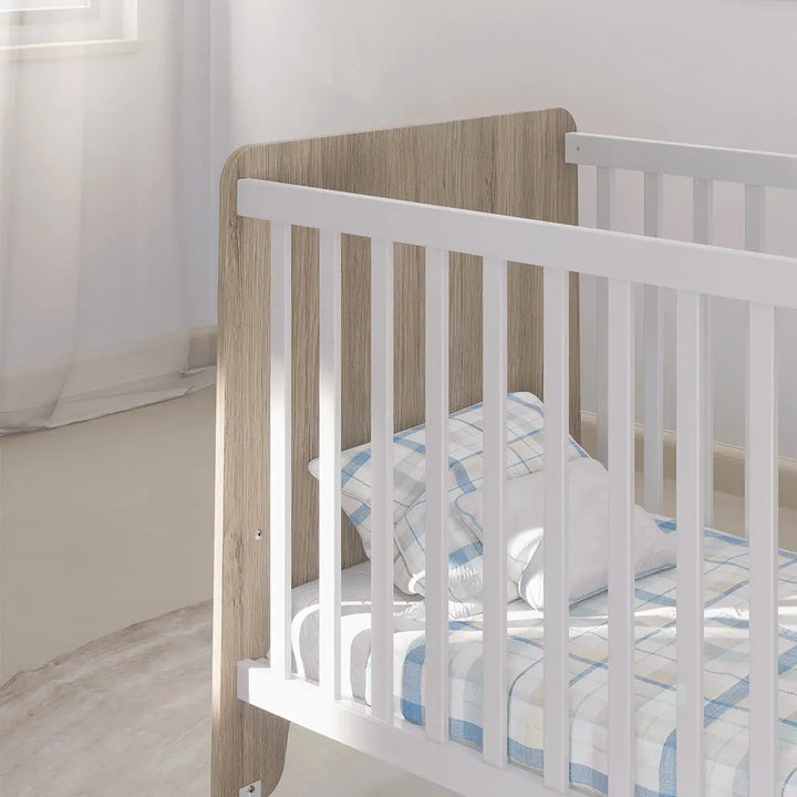 Boori Natty Compact Baby Cot-Barley and Oak(B-NACCO/BAOA)