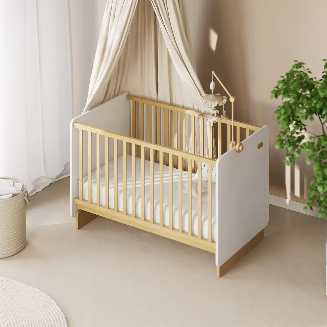 Boori Neat Baby Cot V23 - Barley and Almond