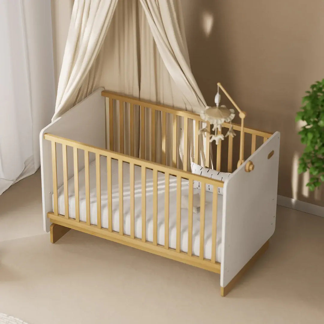 Boori Neat Baby Cot V23 - Barley and Almond