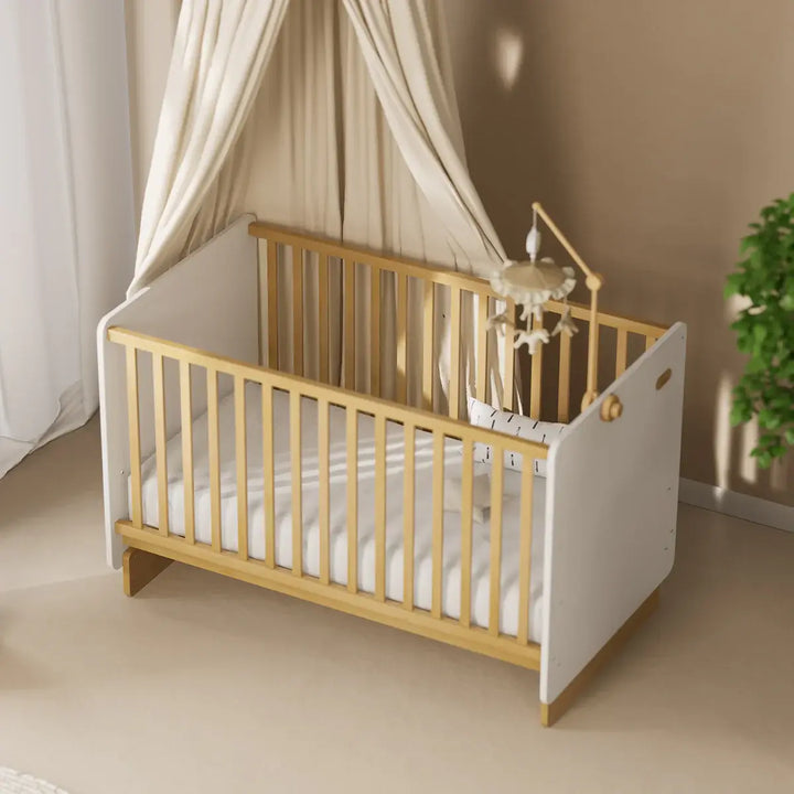 Boori Neat Baby Cot V23 - Barley and Almond