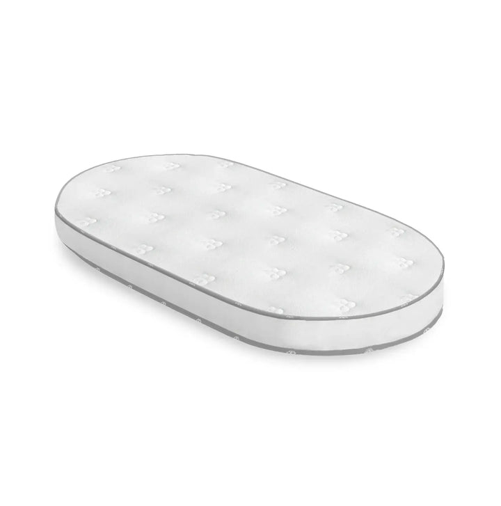 Boori Eden Oval Cot - Barley White + Boori Oval Pocket Spring Mattress