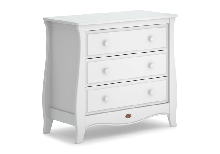 Boori Sleigh 3 Drawer Chest Smart Assembly Barley White(B-SL3DCSA/BA)