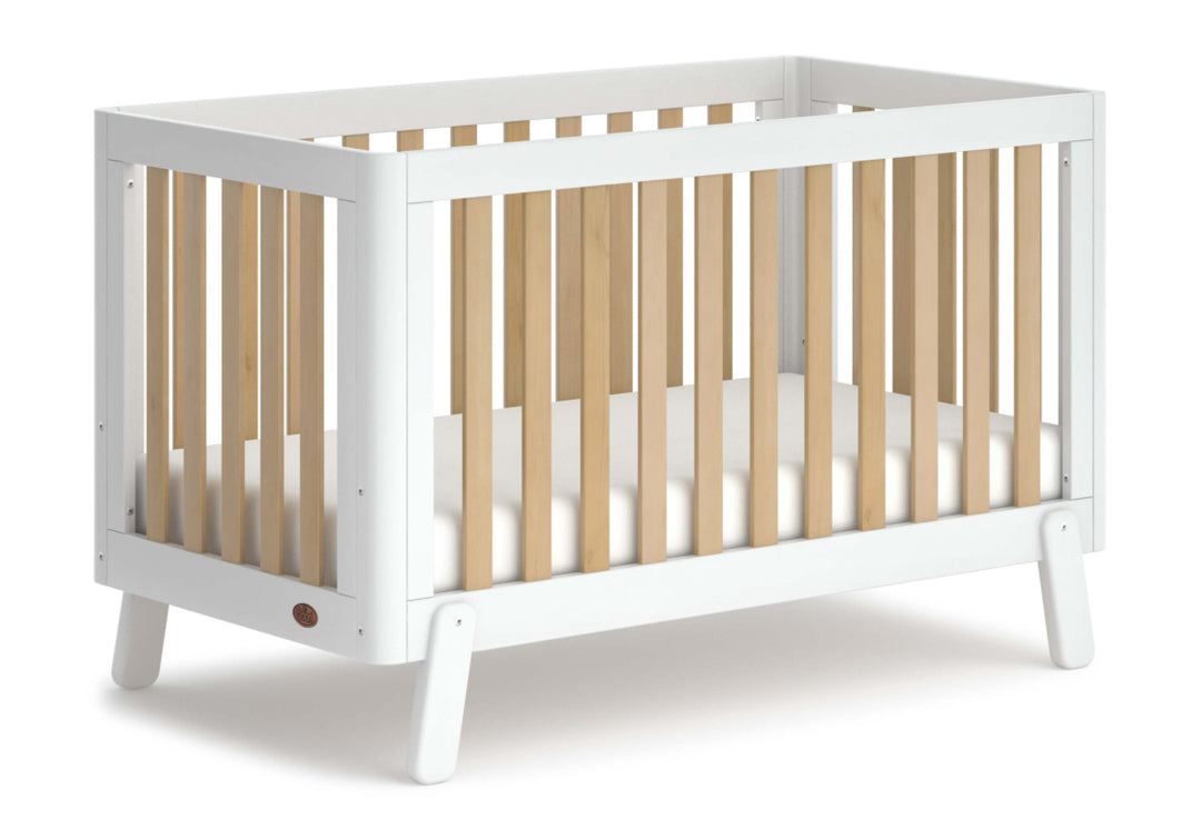 Boori Turin Cot Bed-Barley White & Almond(B-TUCB/BAAD)