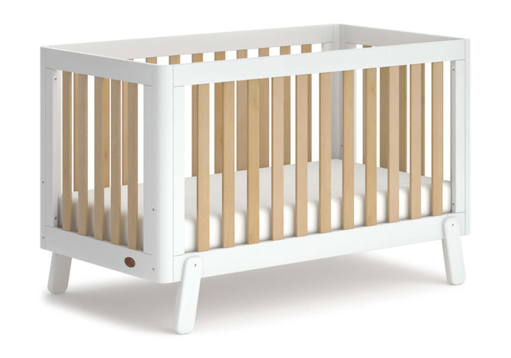 Boori Turin Cot Bed-Barley White & Almond(B-TUCB/BAAD)
