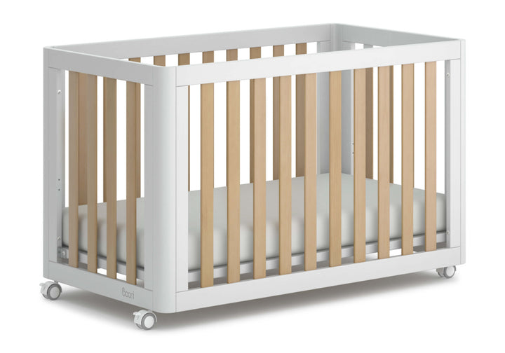 Boori Turin Compact Cot Barley White & Almond(B-TUCCO/BAAD)- Ex Display