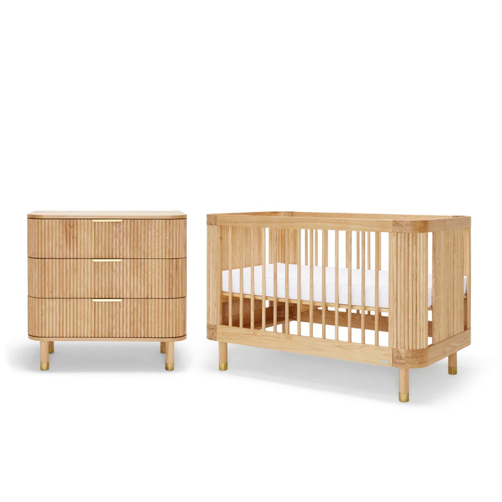 BabyRest Juno Cot & Chest Nursery Package - Ash