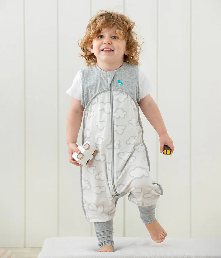 Organic Sleep Suit 0.2 TOG - Grey Daydream