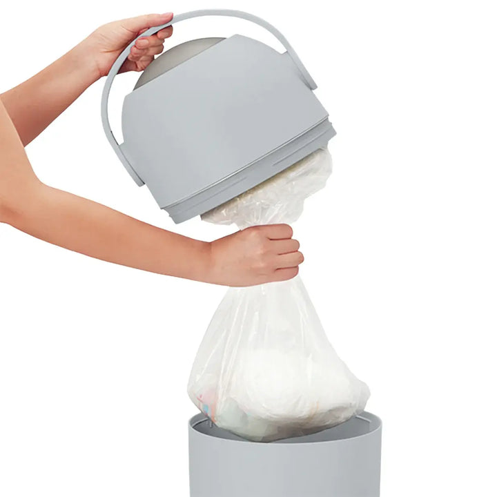 BabyRest Aster Nappy Bin - Grey