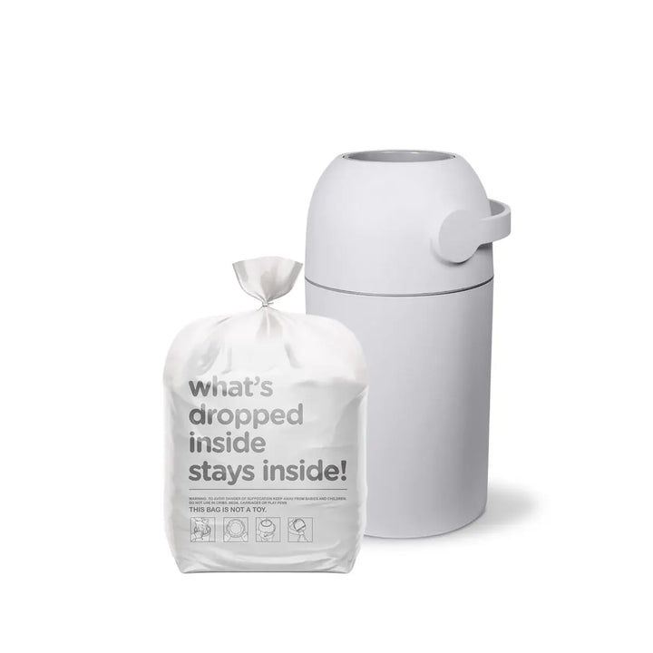 BabyRest Aster Nappy Bin - White