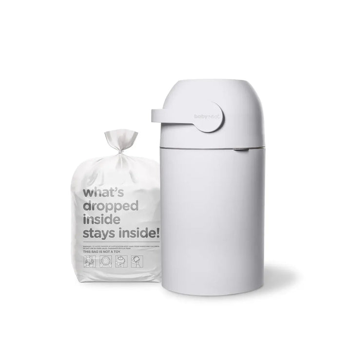 BabyRest Aster Nappy Bin - White