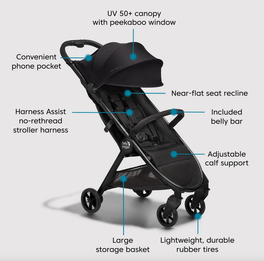 Baby Jogger city tour 2™ Premium Eco Black-Clearance