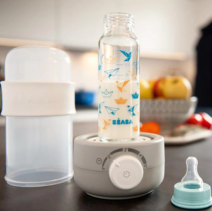 BEABA BABY MILK BOTTLE WARMER - GREY